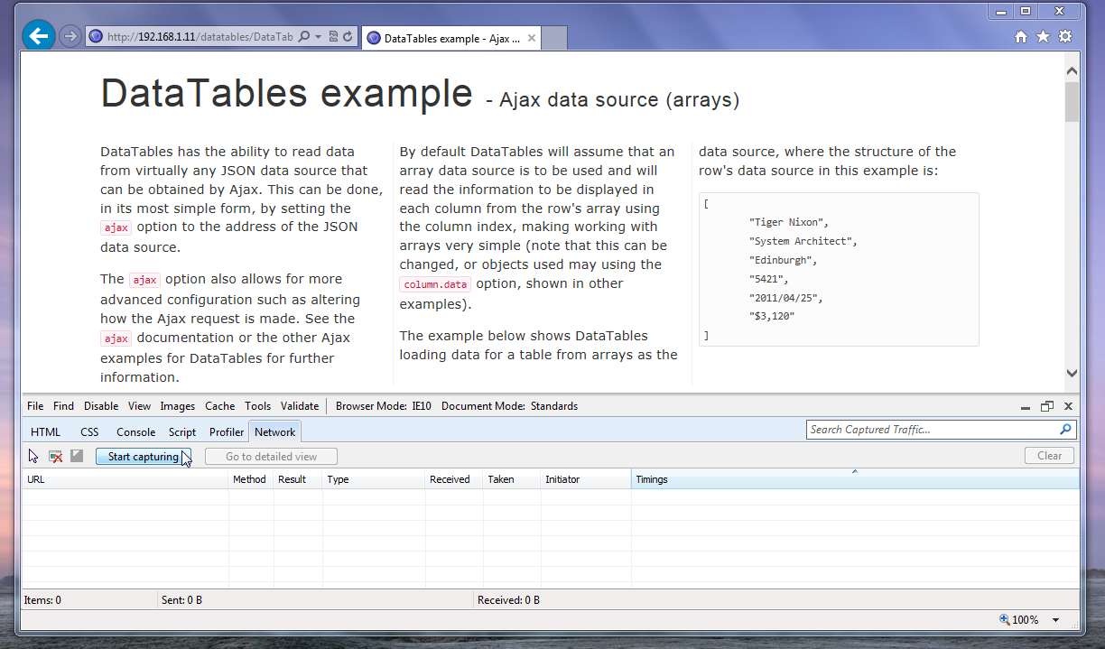 IE debugging - step 3