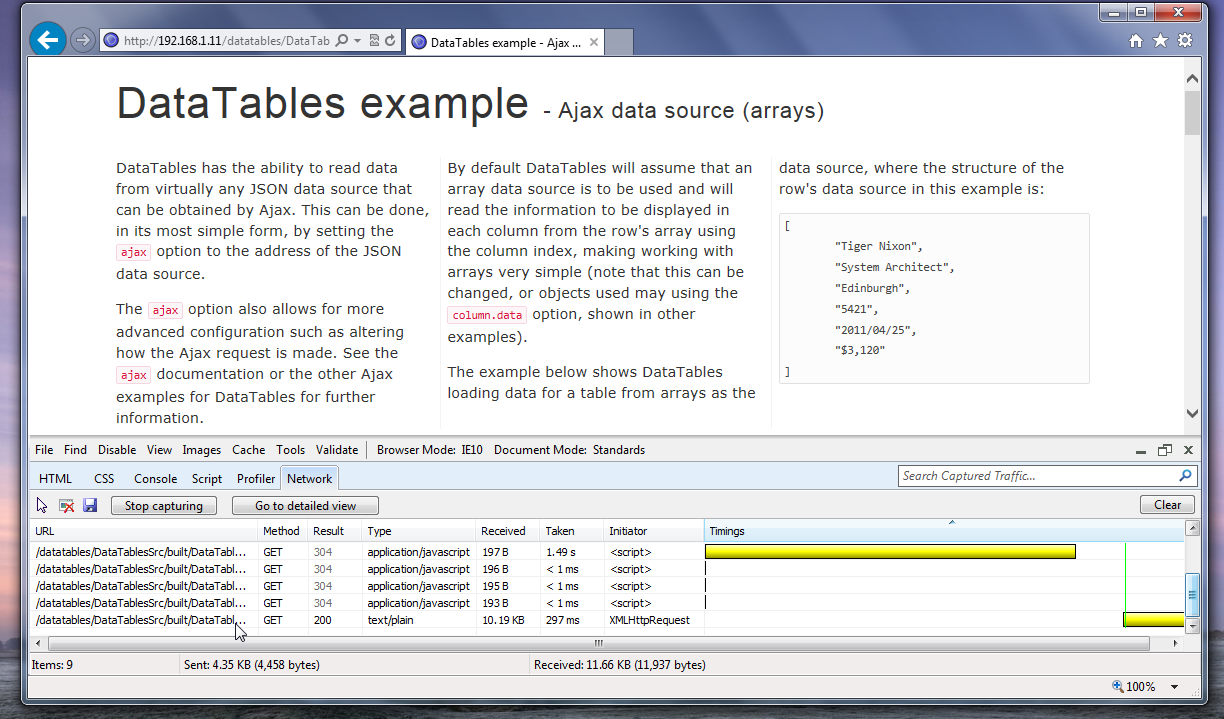 IE debugging - step 4